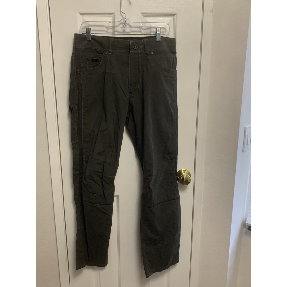 KUHL Radikl Pants Stretch Hiking Trail Outdoors Men's Pants Gray 32 x 32